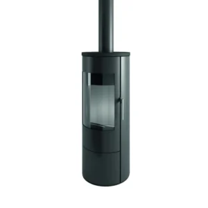 Stufa a Legna Rotonda MCZ RAYHA STEEL In Metallo Black Da 8 Kw.JPEG