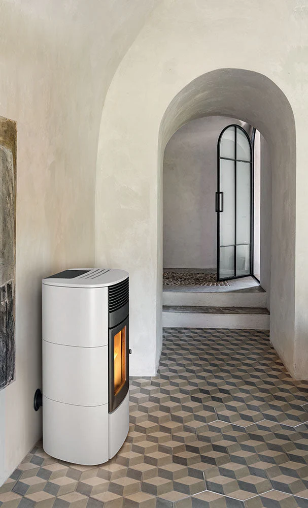 Stufa a Pellet MCZ Canalizzata Musa Comfort Air Matic 12 Core R Maestro Plus Da 12 Kw Vari Colori - immagine 4