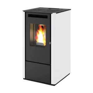 Stufa a pellet punto fuoco thelma bianco 8 kw